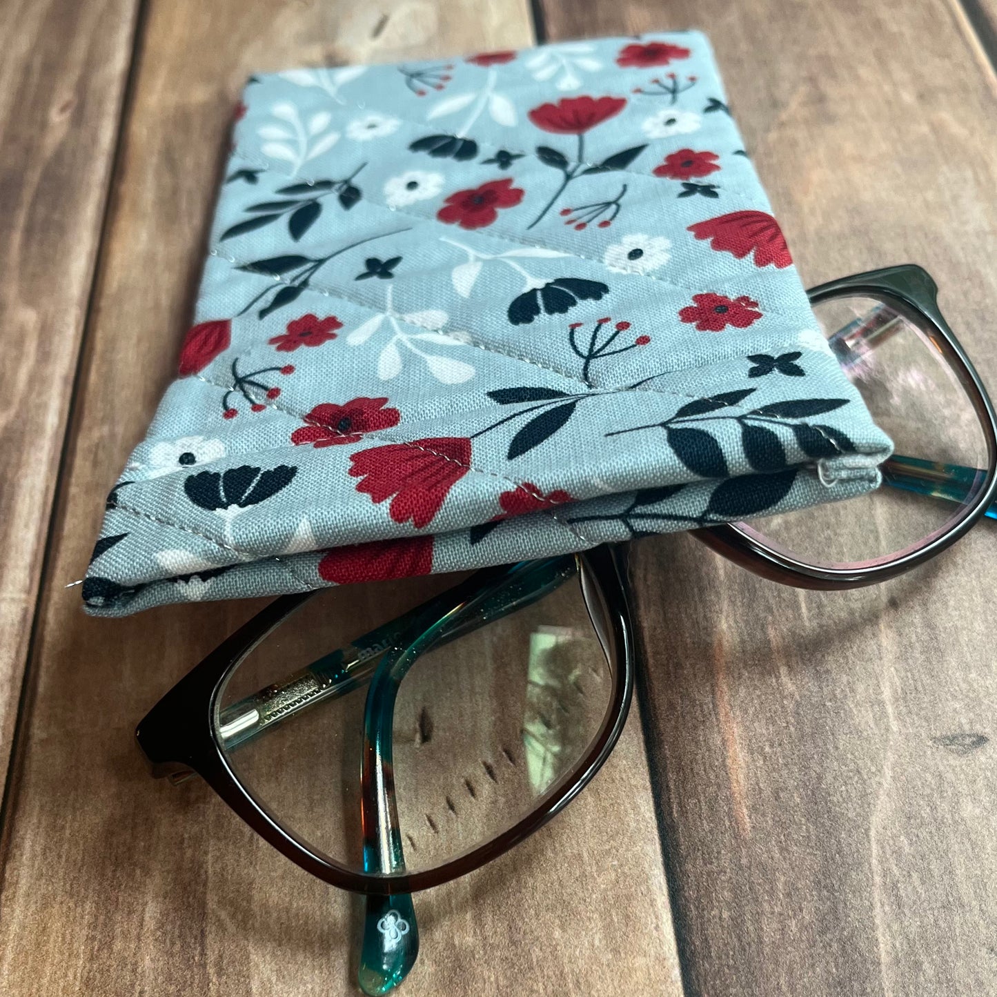 Glasses Case - Americana Blue Floral