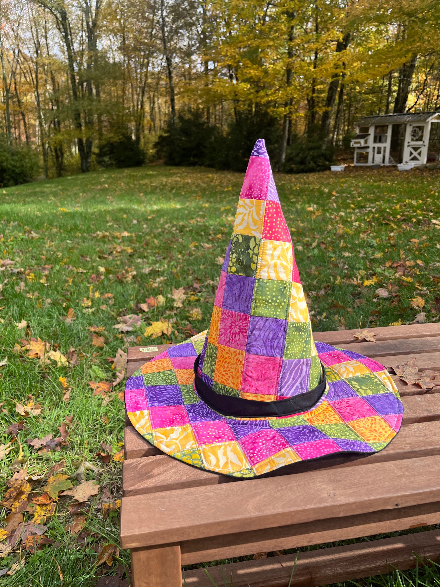 Festive Quilted Witch Hat