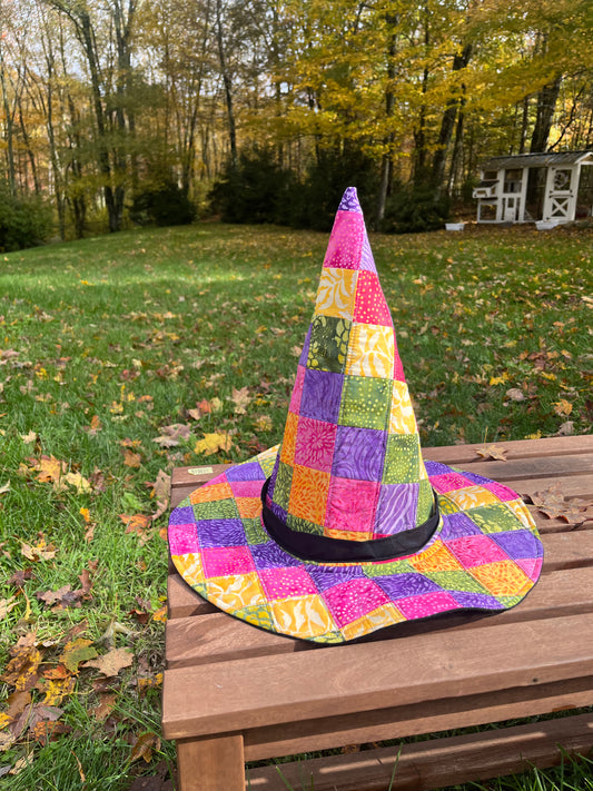 Festive Quilted Witch Hat