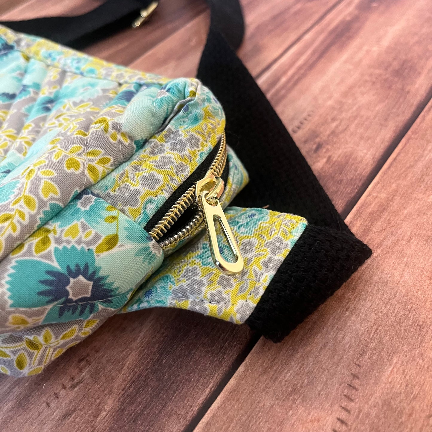 Quilted Fanny Pack - Floral