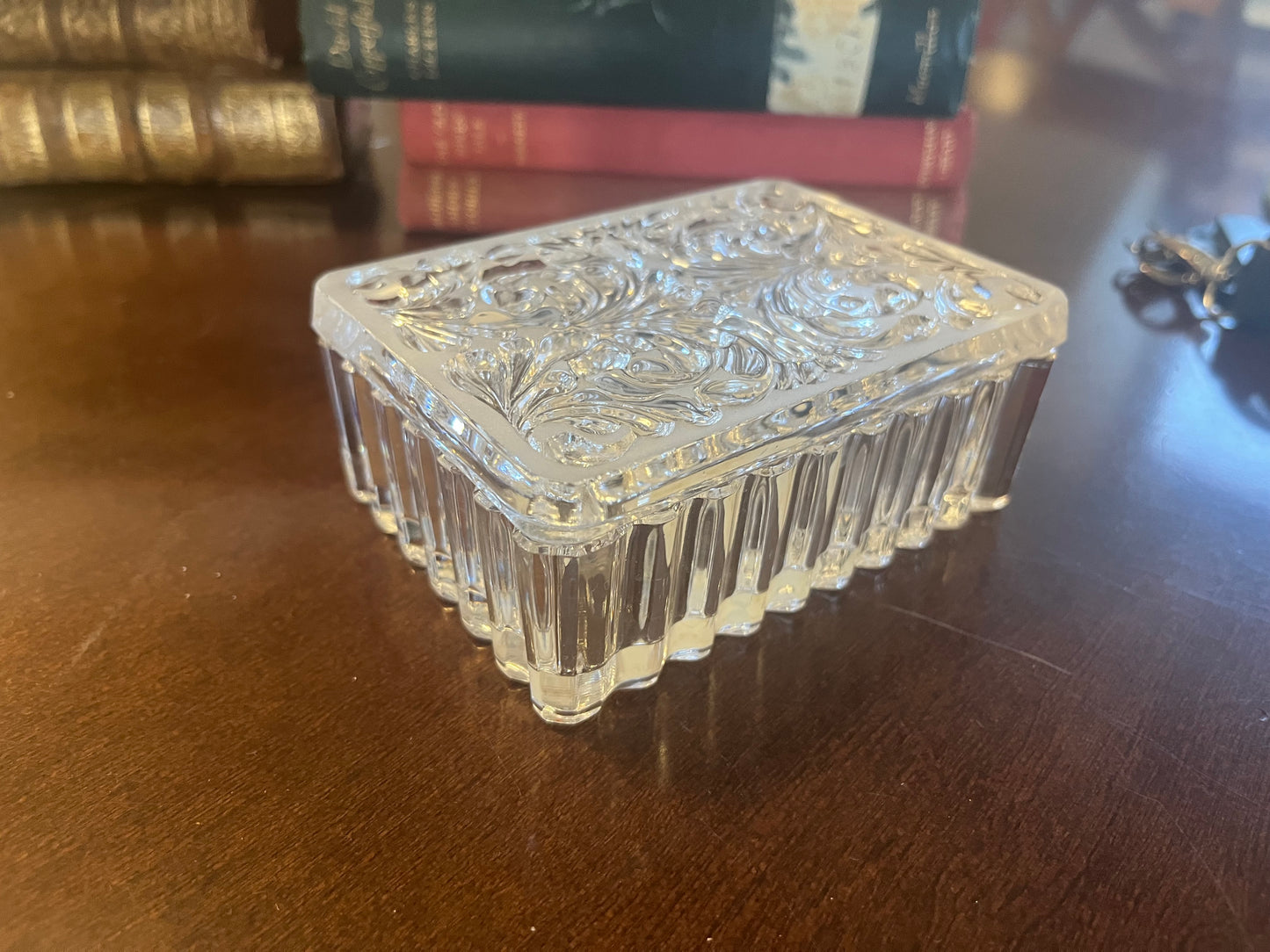 Vintage Crystal playing card box