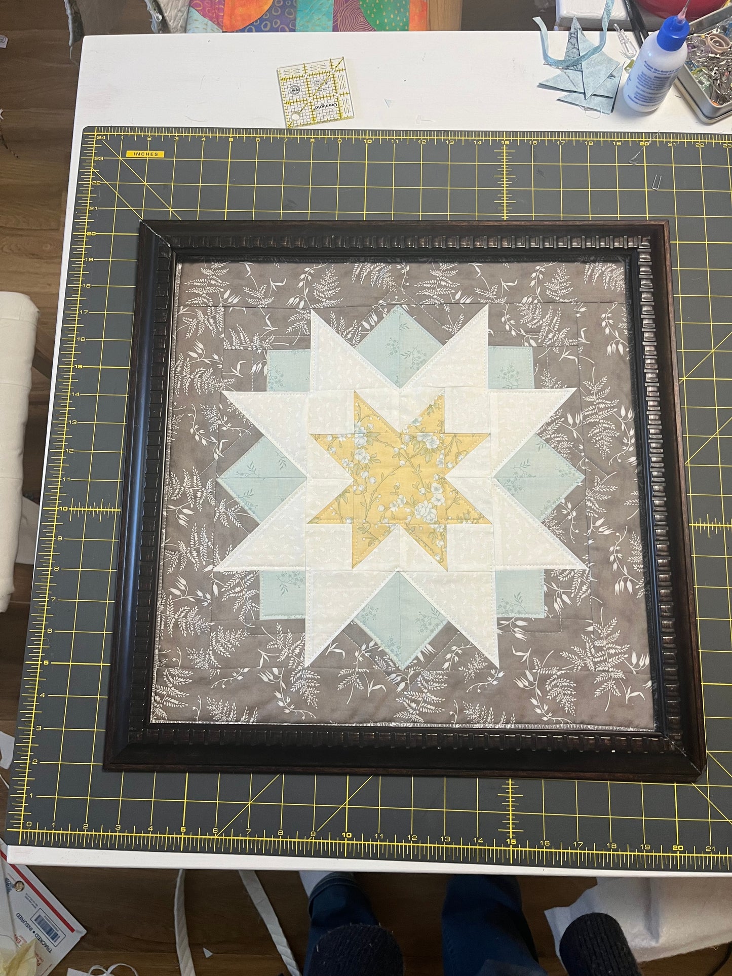 Framed Quilt Square - Summer With Jane