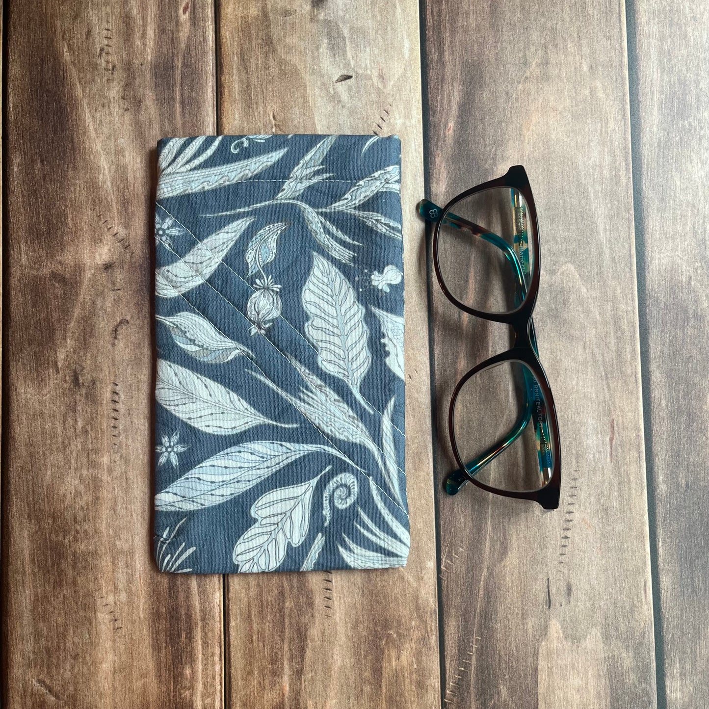 Glasses Case - Mellow Tropical Blue