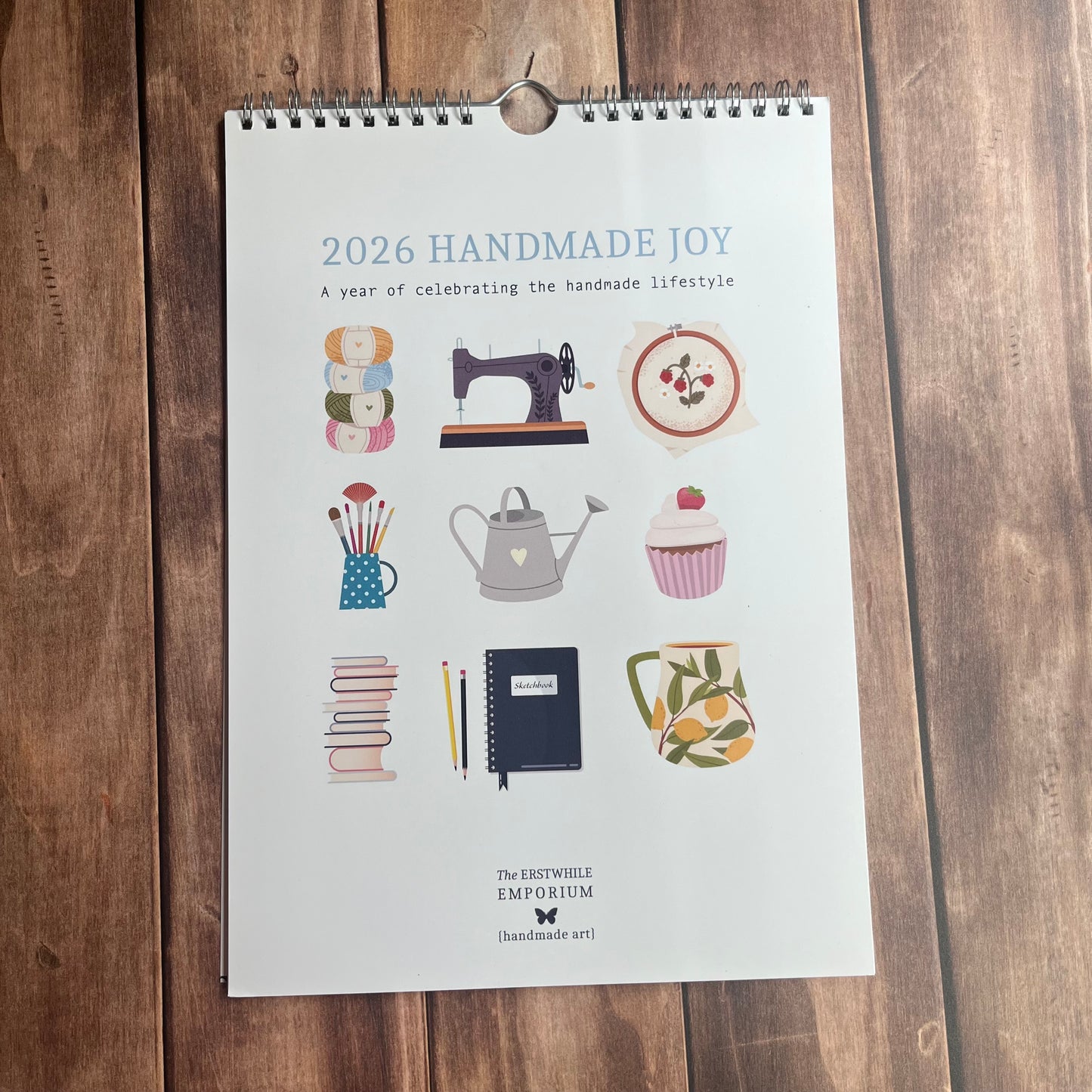 2026 Handmade Joy Wall Calendar – A Year of Creativity & Inspiration