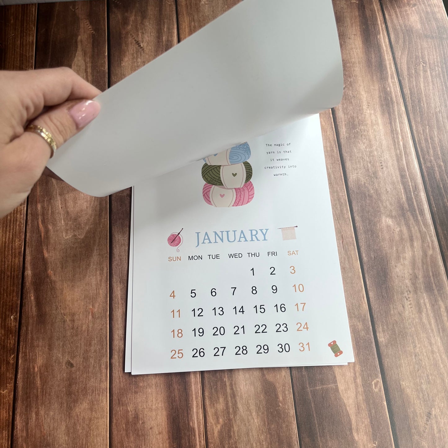 2026 Handmade Joy Wall Calendar – A Year of Creativity & Inspiration