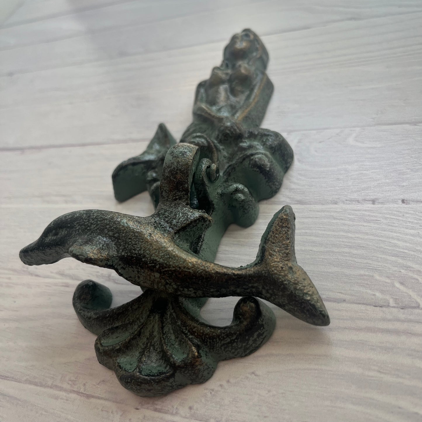 Mermaid and Dolphin Cast Iron Door Knocker