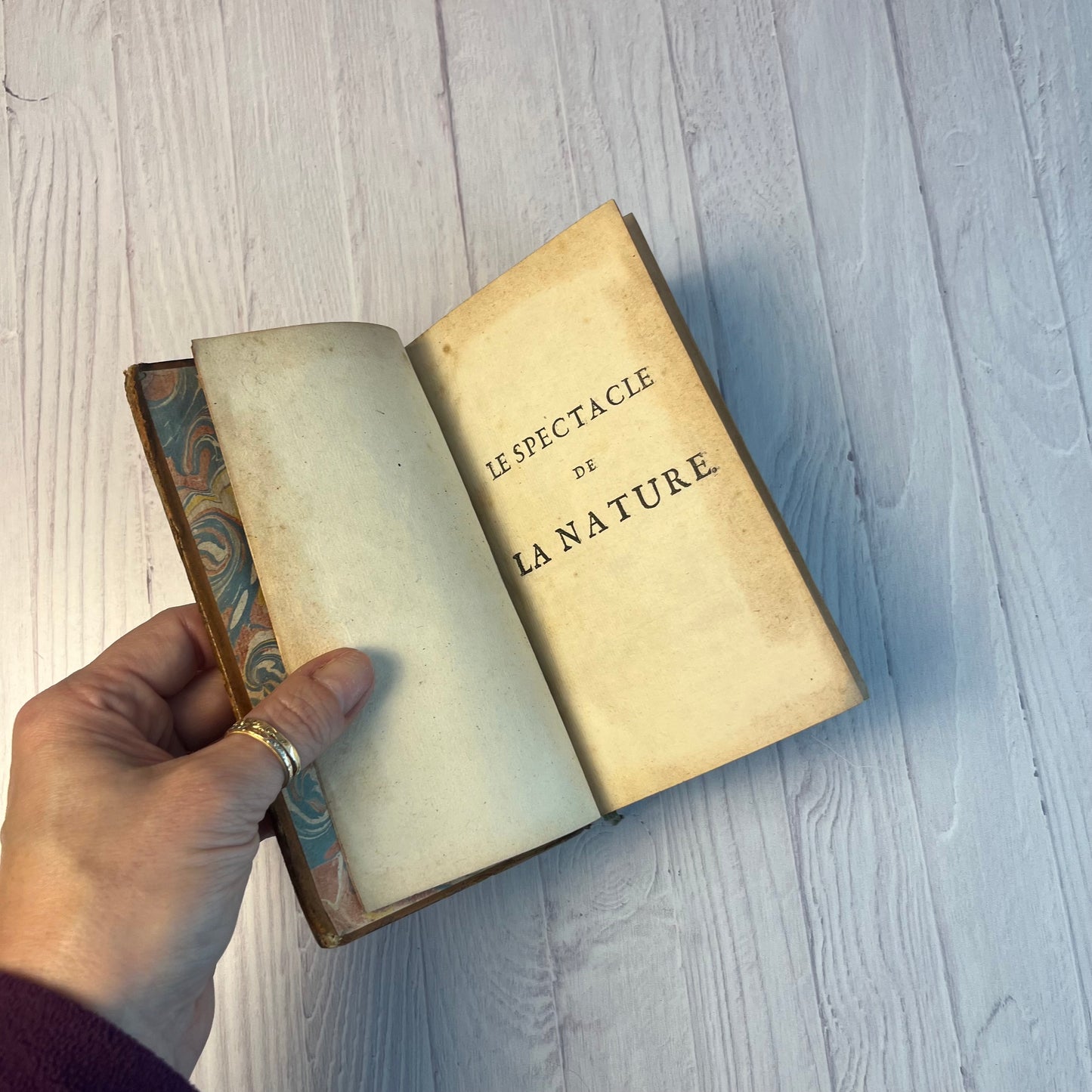 Antique French Book - Nature