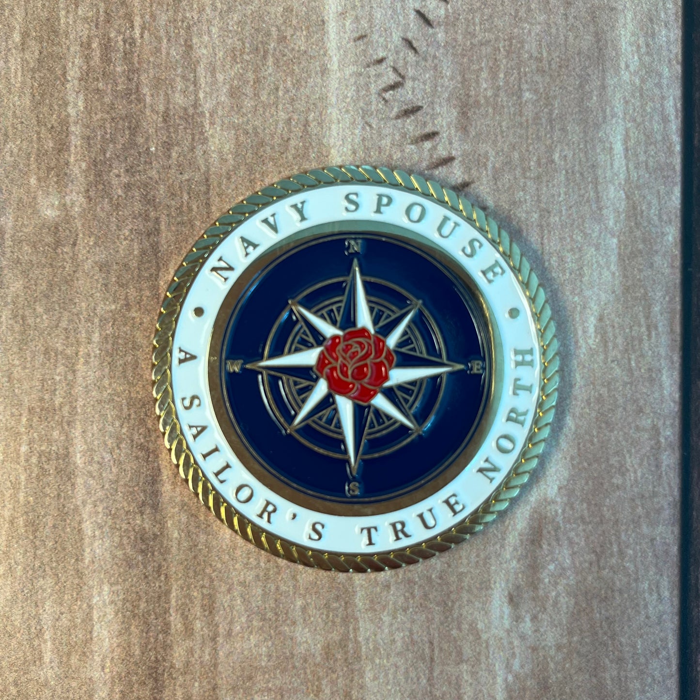 Navy Spouse Challenge Coin