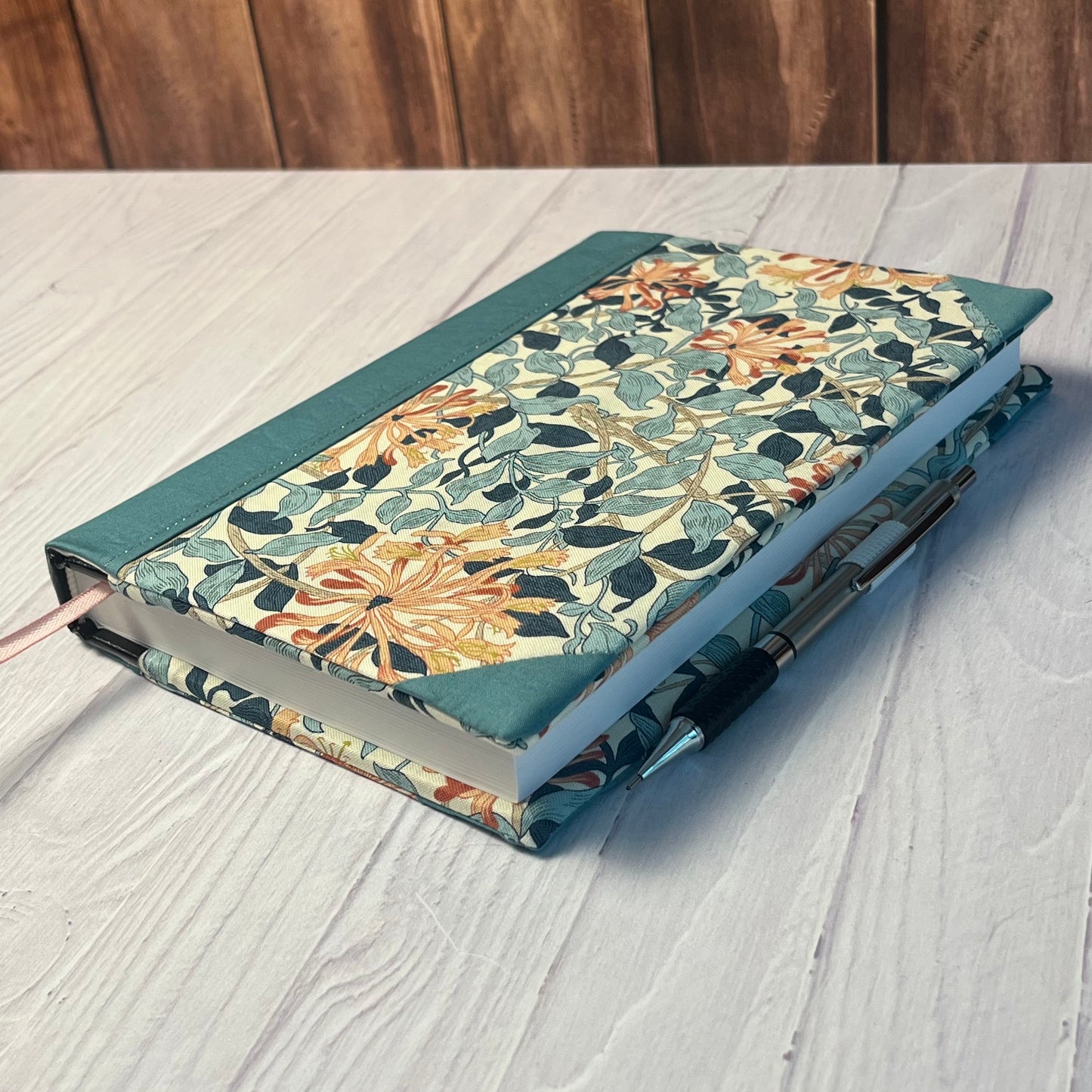 Fabric Covered Sketchbook - Honeysuckle Vintage