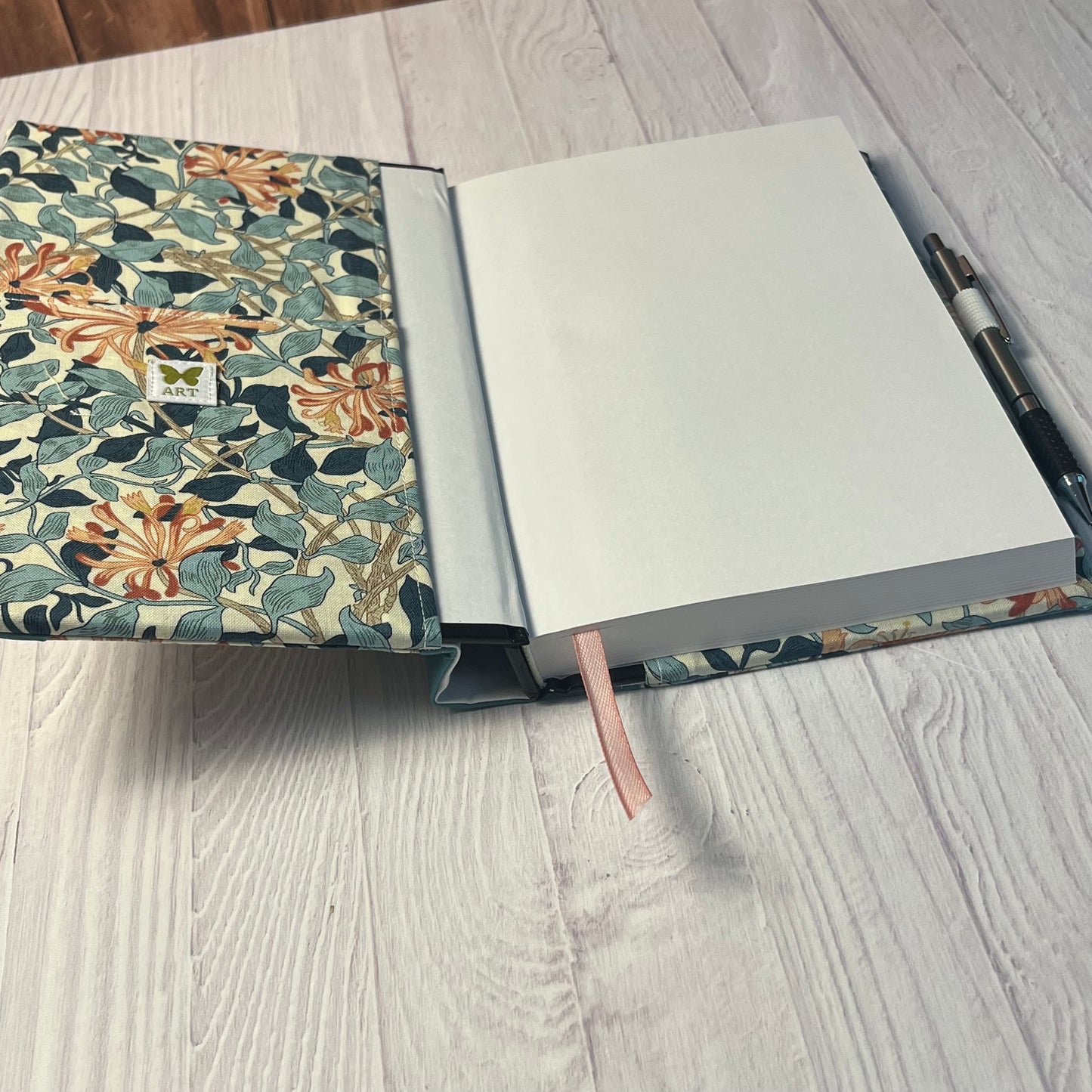Fabric Covered Sketchbook - Honeysuckle Vintage