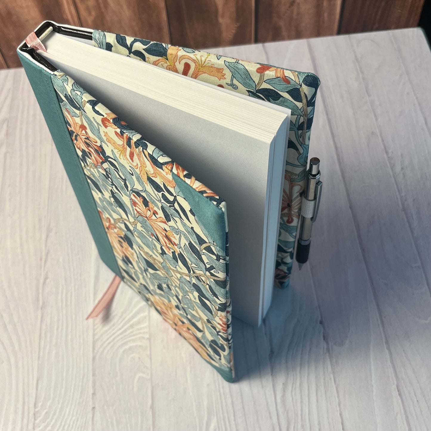 Fabric Covered Sketchbook - Honeysuckle Vintage