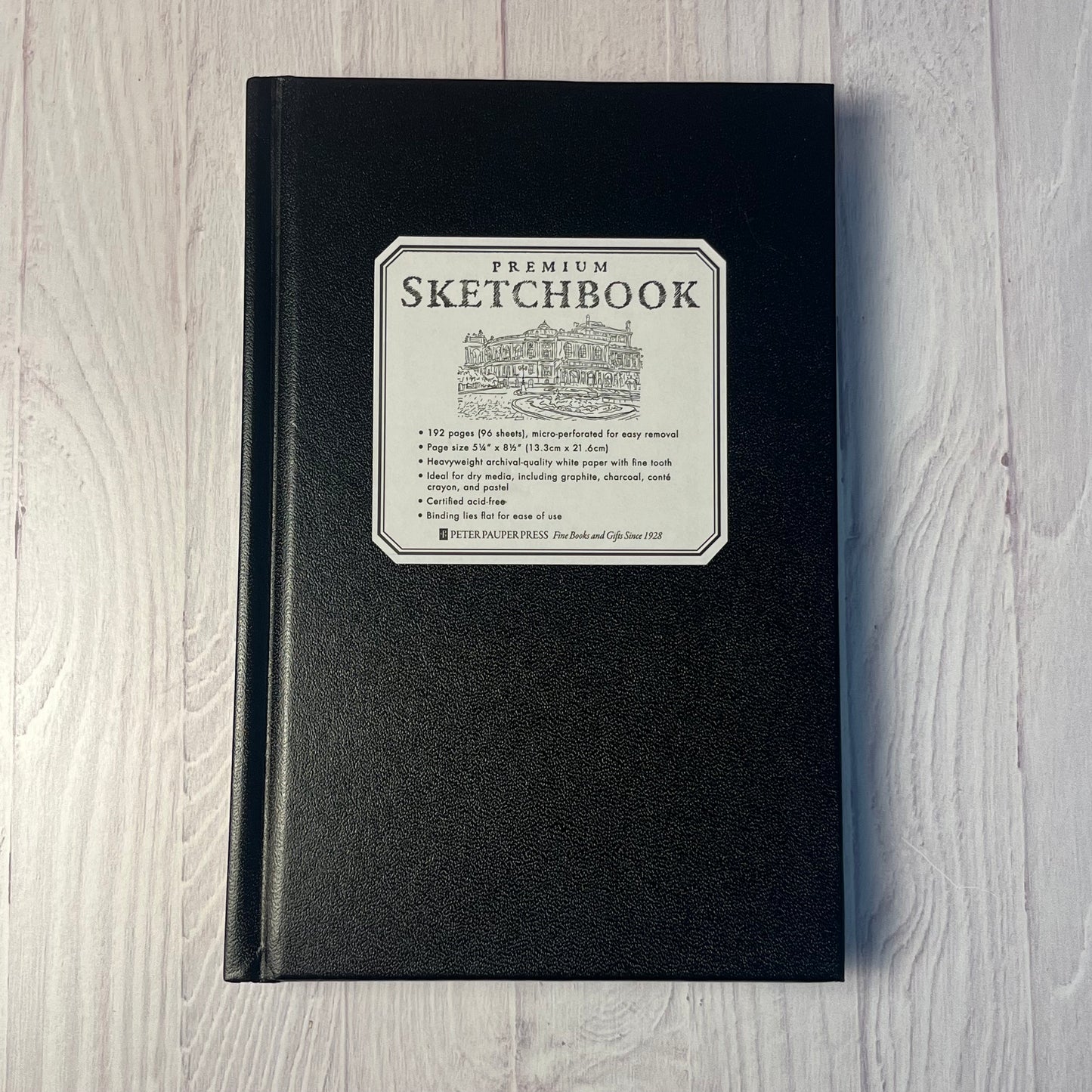 Fabric Covered Sketchbook - Vintage Garden Lace