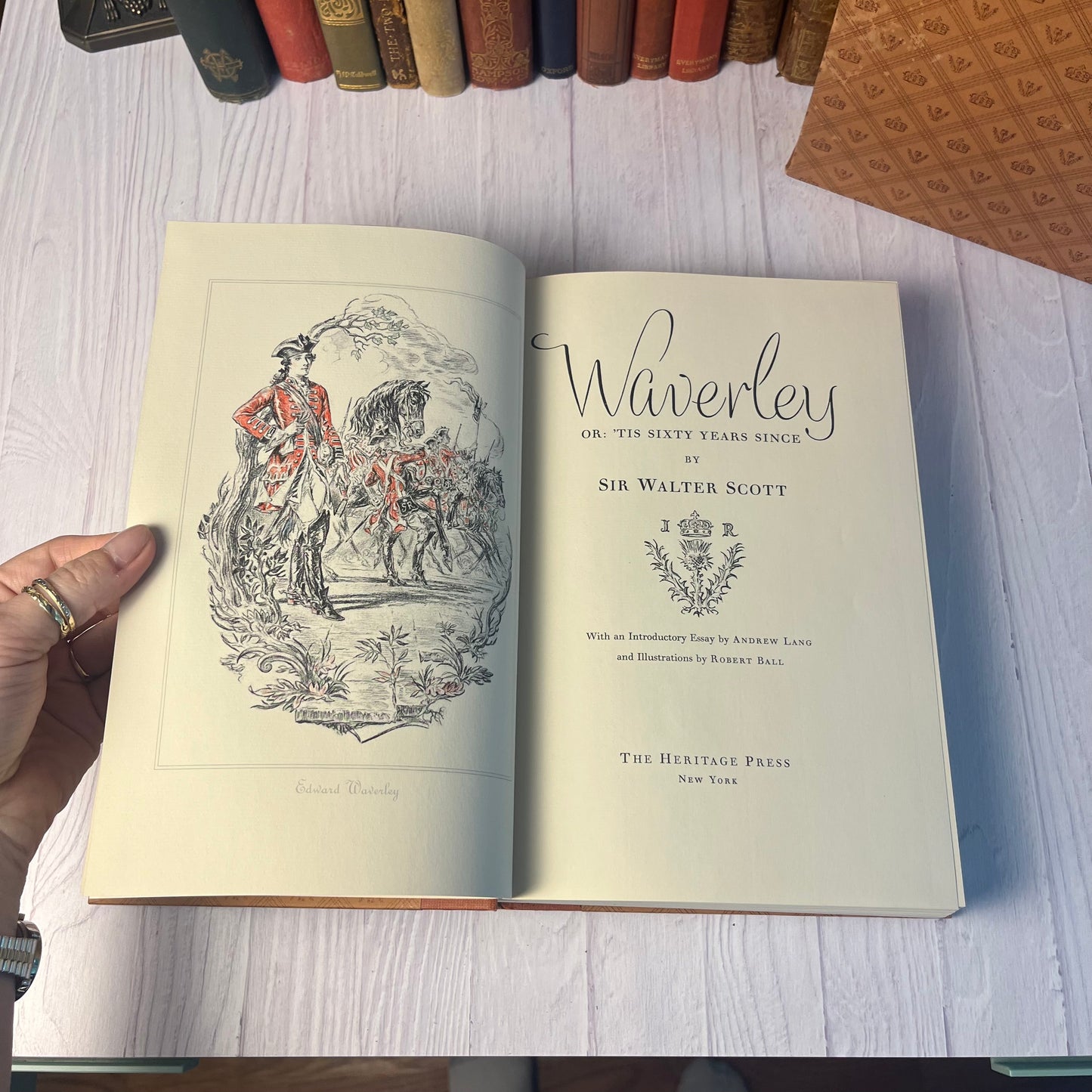 Waverley – Sir Walter Scott (1961 Hardcover, Heritage Press)