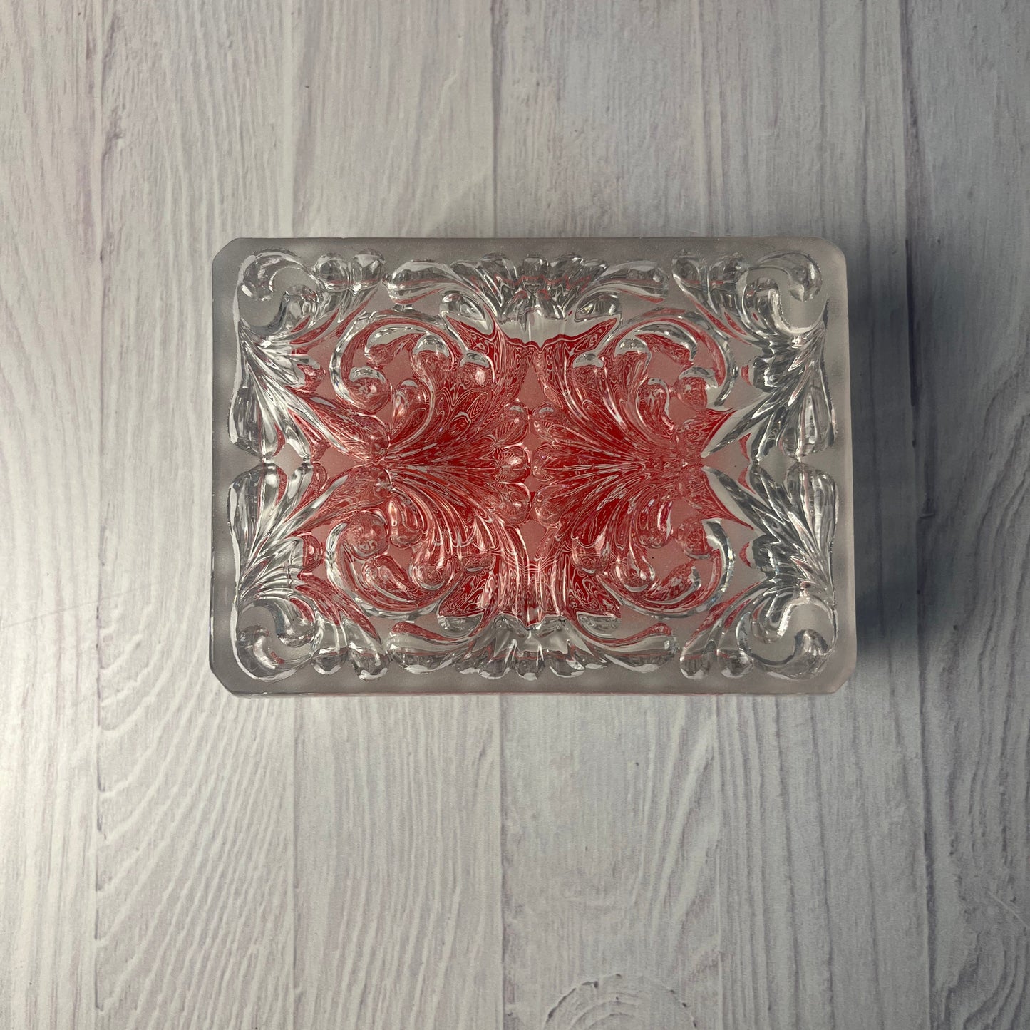 Vintage Crystal playing card box