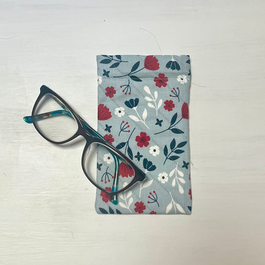 Glasses Case - Americana Blue Floral