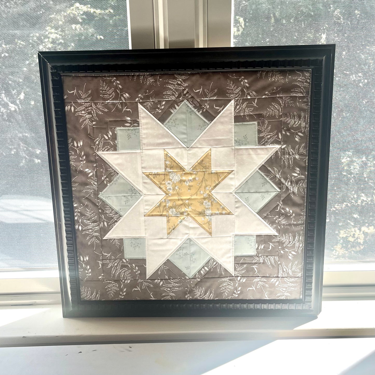 Framed Quilt Square - Summer With Jane