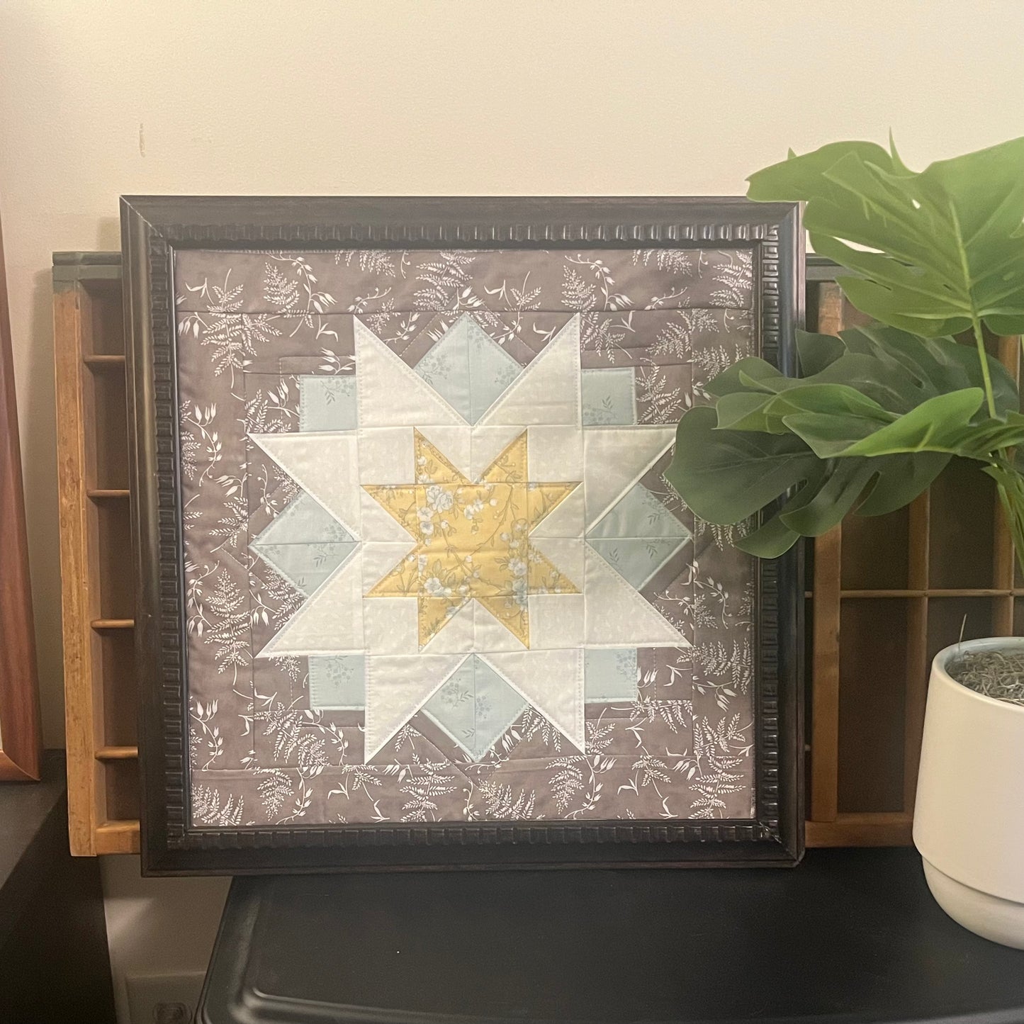 Framed Quilt Square - Summer With Jane