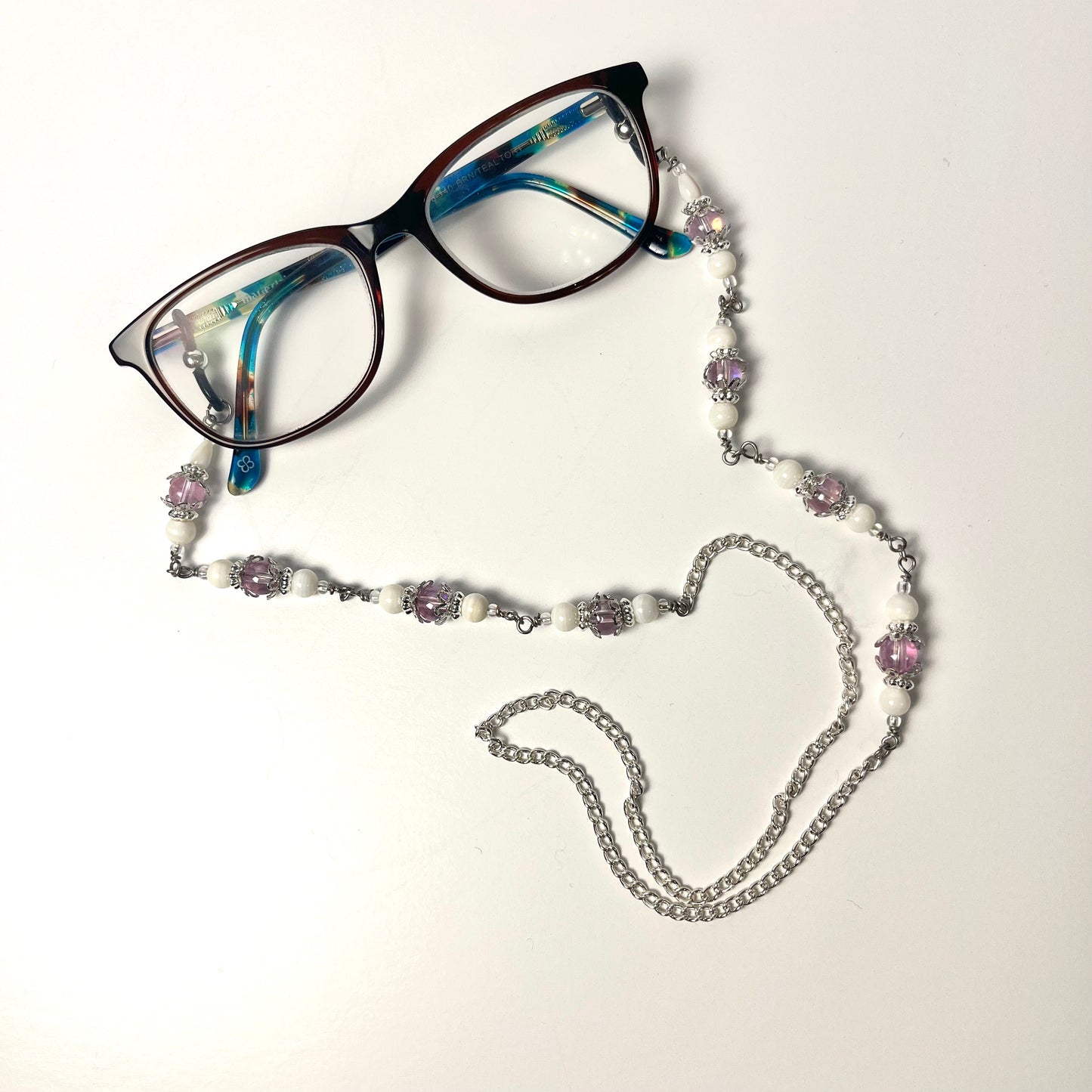 Blush and Pearl Glasses Chain