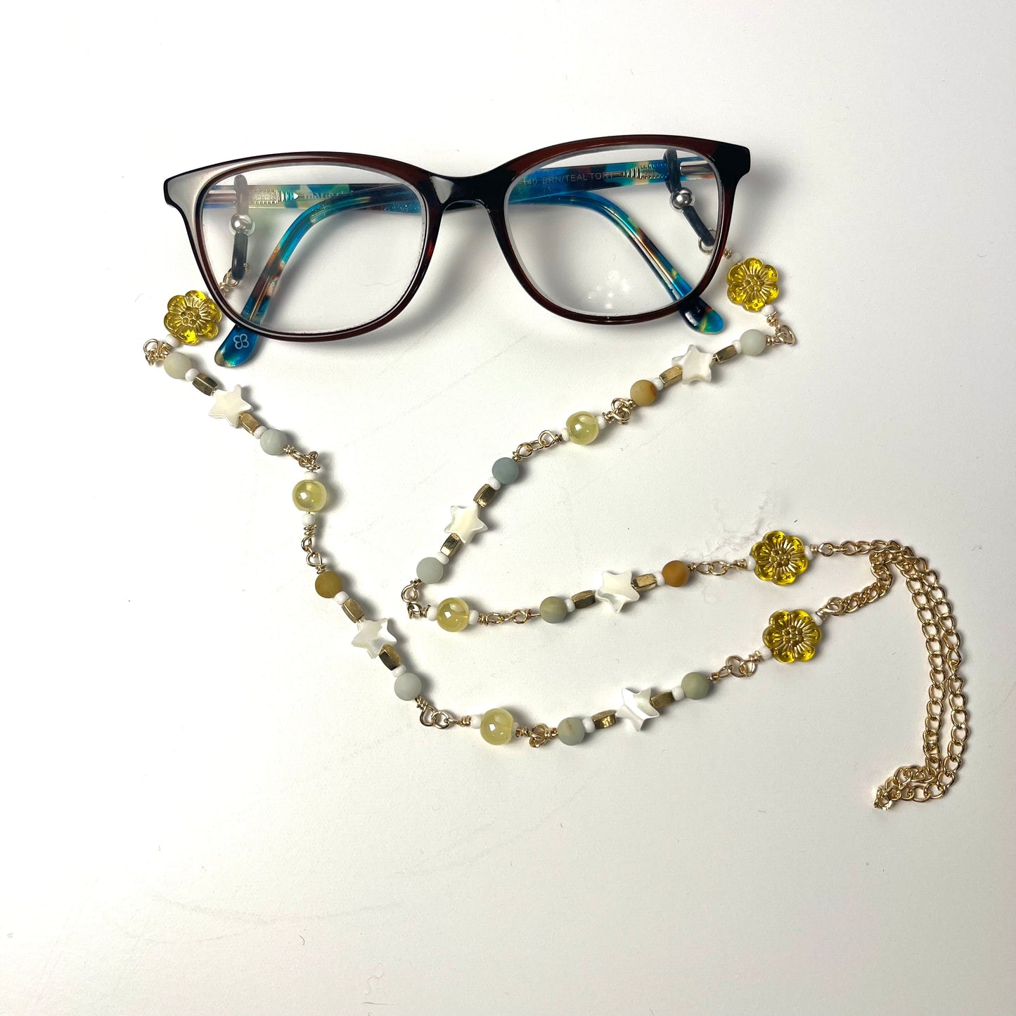 Golden Meadow Sunshine Glasses Chain