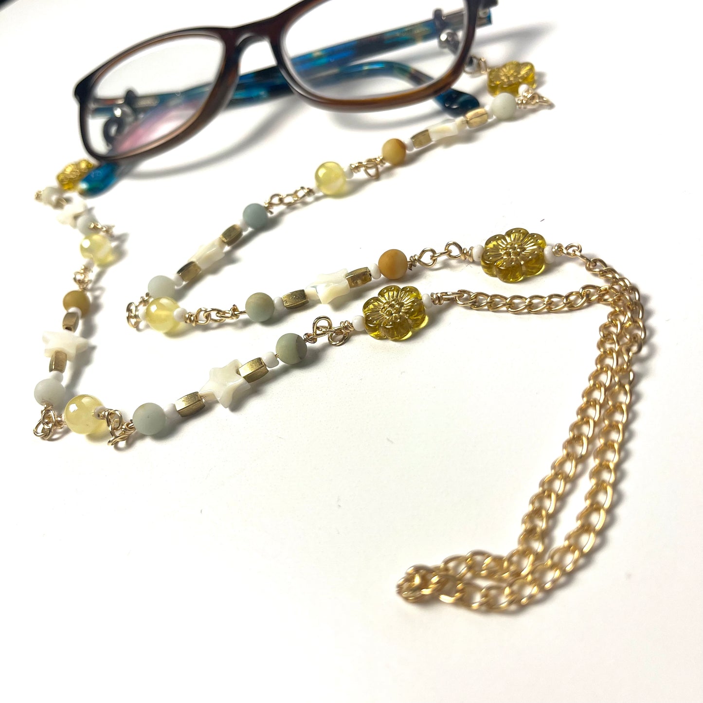 Golden Meadow Sunshine Glasses Chain