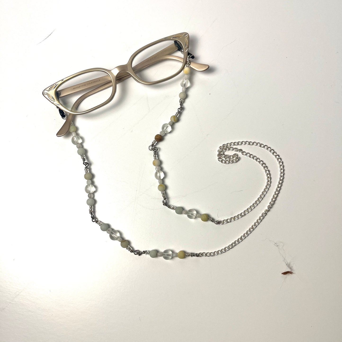Sea Glass Serenity Beaded Glasses Chain