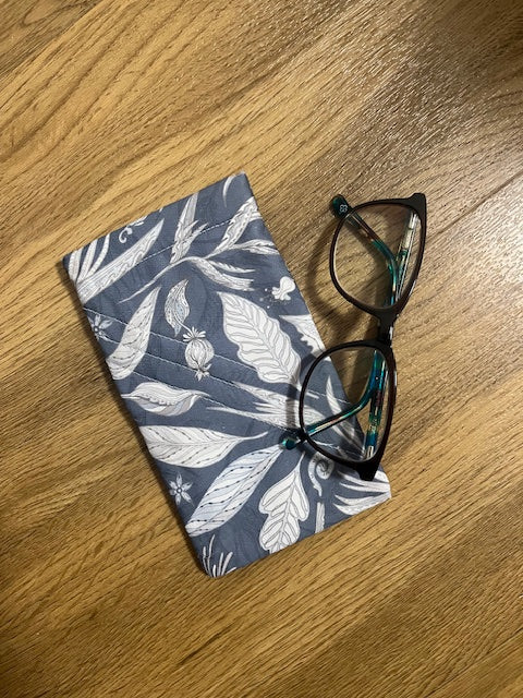 Glasses Case - Mellow Tropical Blue