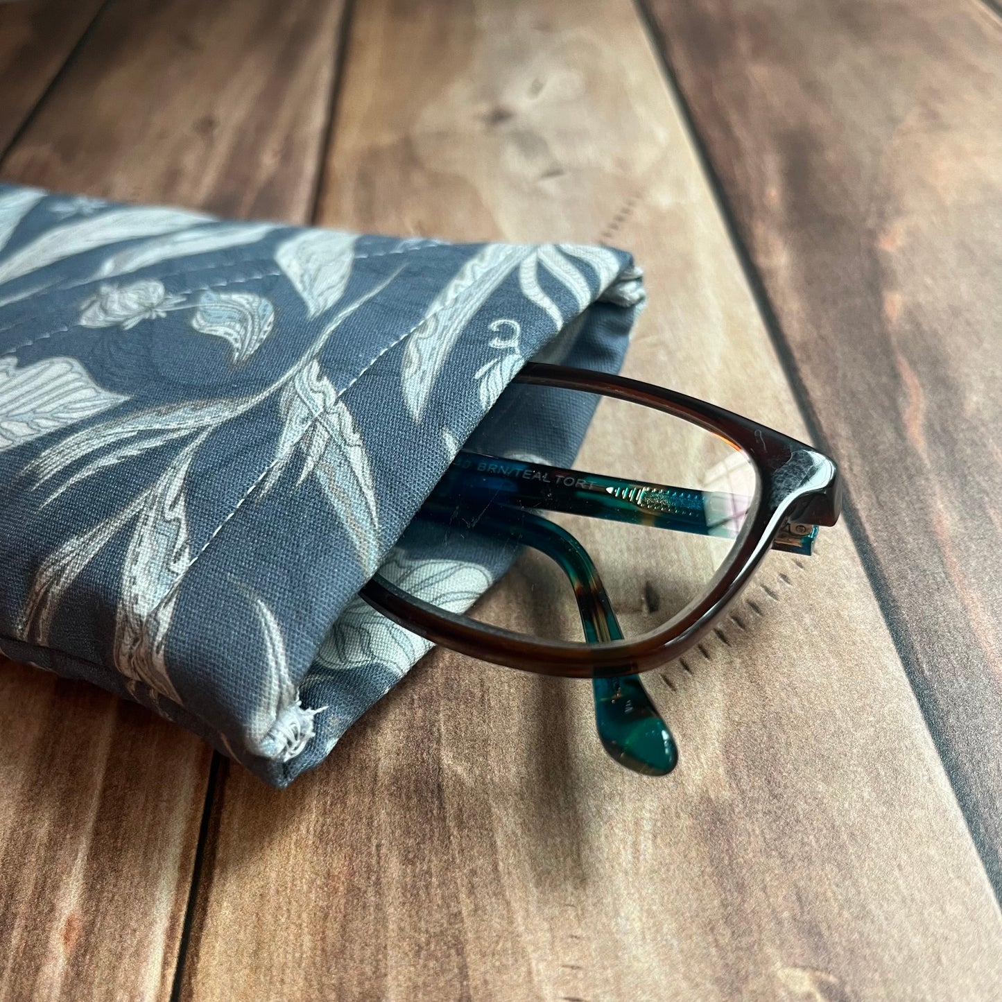 Glasses Case - Mellow Tropical Blue