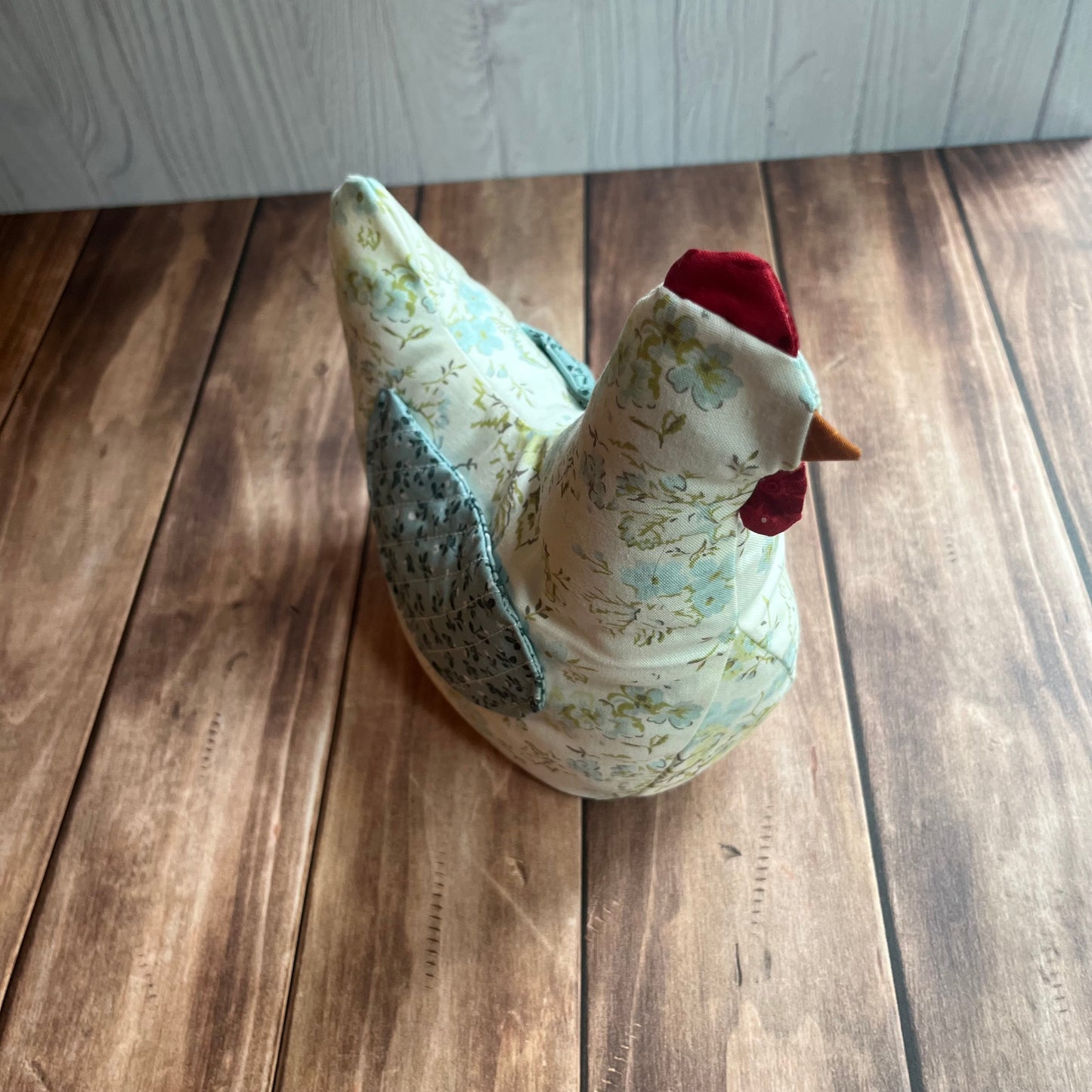Encouragement Chicken in Blue Prairie