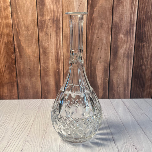 Vintage Cut Crystal Decanter – Estate Find, 12 Inches