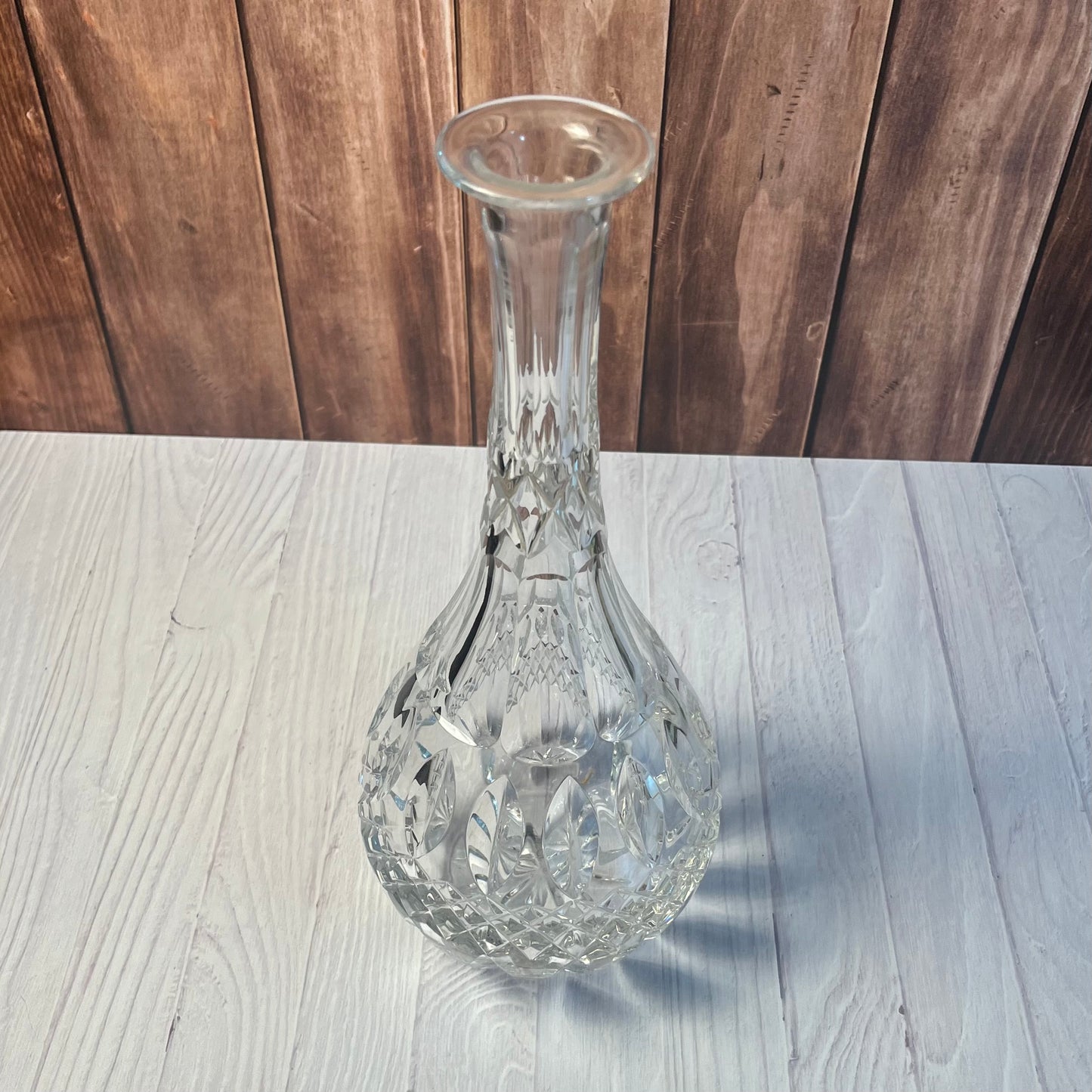 Vintage Cut Crystal Decanter – Estate Find, 12 Inches