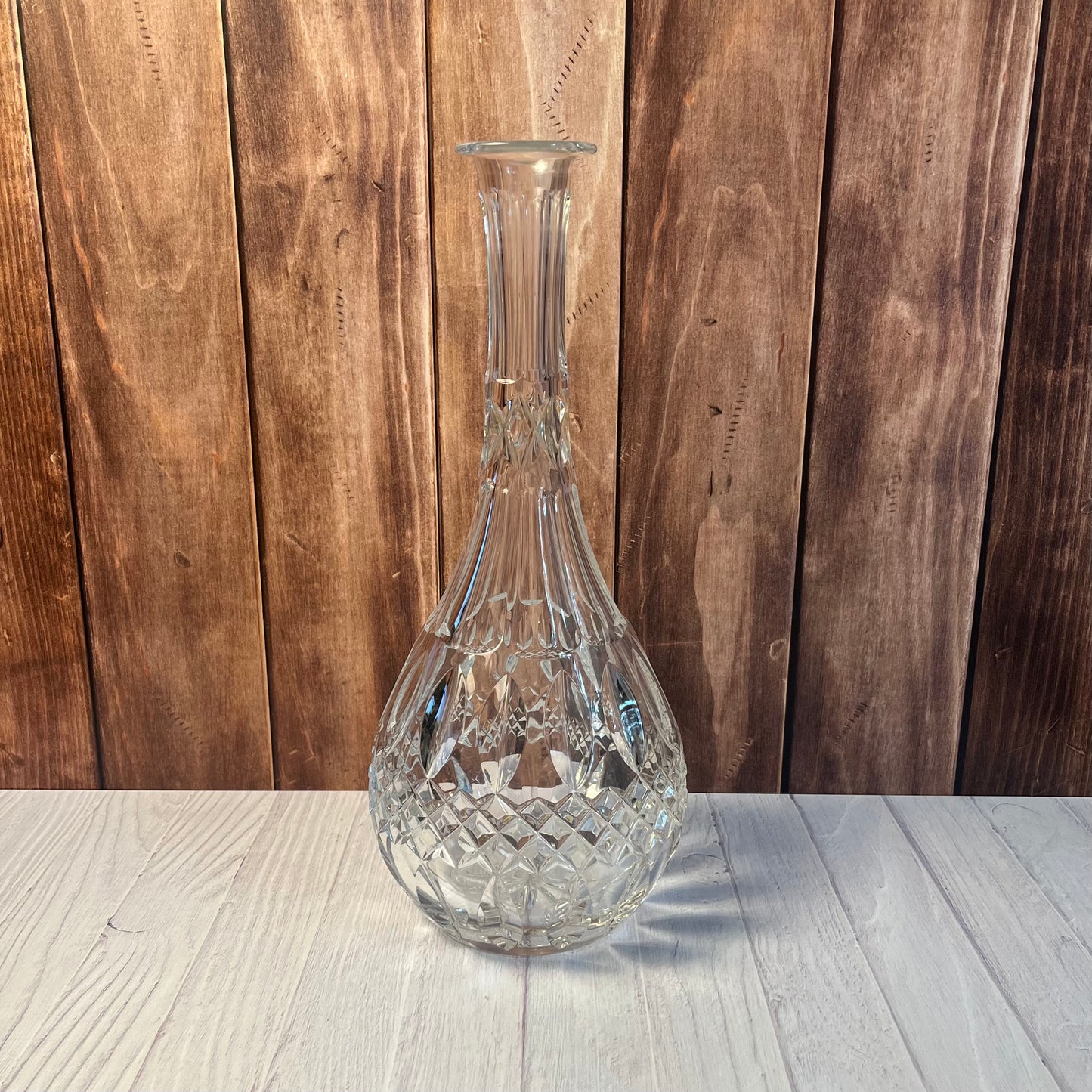 Vintage Cut Crystal Decanter – Estate Find, 12 Inches
