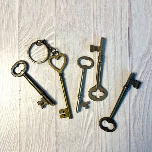 Set of 5 Skeleton Keys