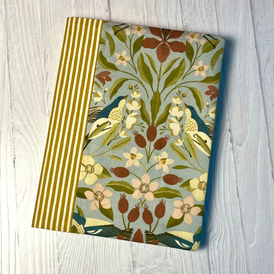 Composition Notebook Cover - Birds and Stripes