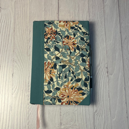 Fabric Covered Sketchbook  - Honeysuckle Vintage