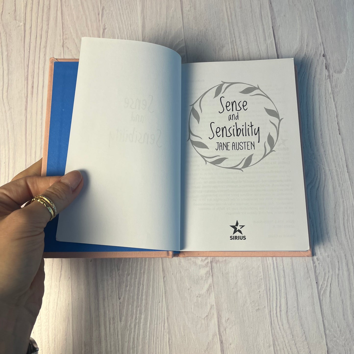 Sense and Sensibility – Jane Austen (2020 Hardcover, Sirius Publishing)