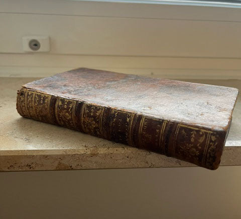 Antique French Book - Letters to Voltair